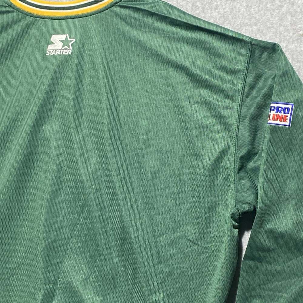 Vintage Green Bay Packers Starter Pro Line Pullover Jacket Mens L NWT Sideline - Picture 9 of 12